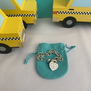 Tiffany & Co. RTT Heart Tag w/ Diamond Bracelet